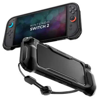 Spigen Rugged Armor Hülle für Nintendo Switch 2 - Matt Schwarz
