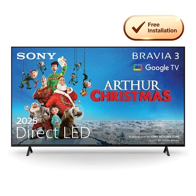 SONY 55" BRAVIA 3 4K ULTRA HD SMART GOOGLE TV