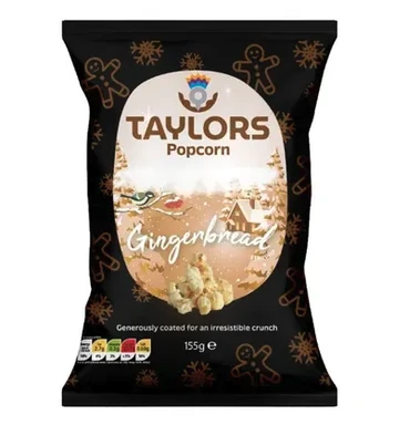 Taylors Christmas Gingerbread Popcorn 155g