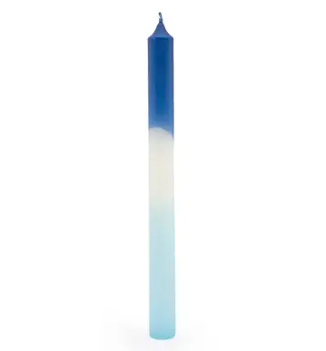 Candlelight Taper Candles Ombre Blue 6pcs