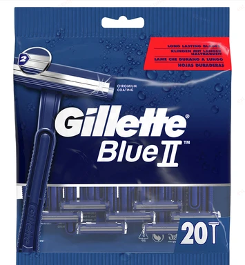 Gillette BlueII Men's Disposable Razors x20