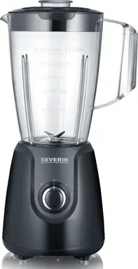 Severin SM 3707 - blender - 600 W zwart compact ontwerp eenvoudige reiniging