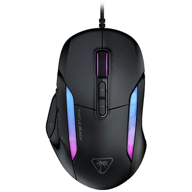 Turtle Beach Kone II Souris de jeu filaire - Capteur optique 26 000 DPI - Interrupteurs optiques - 23 entrées programmables - Molette 4D - RGB - Noir