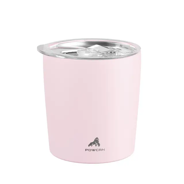 POWCAN by Meoky Gobelet à lait rose - 236 ml