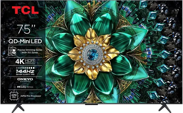 TCL 75Q6C 75inch 4K QD-Mini LED 144Hz