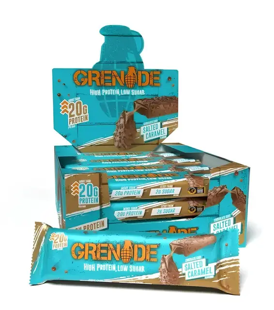 Grenade Carb Killa Protein Bars Chocolate Chip Salted Caramel Flavour Multipack - 12 x 60 g