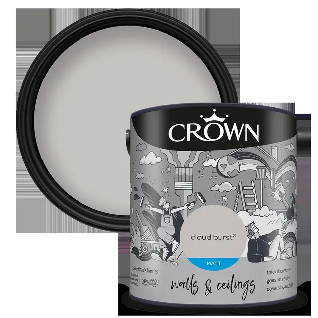 Crown Matt Emulsion Cloud Burst 2.5L