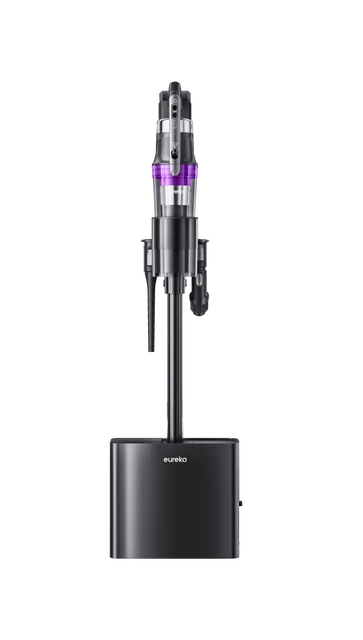 Eureka Floorcare Cordless Vacuum Cleaner – Lightweight Stick Design, Docking Station, Multi-Surface Cleaning, Black – NEC490SE