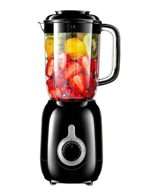 Tischmixer LLJ-B12K1 1,2 l 500 W 2 Geschwindigkeiten + Pulsfunktion 4 Edelstahlklingen