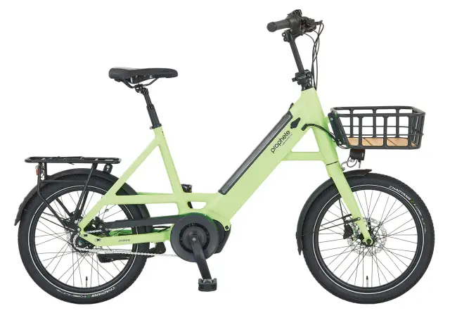 Prophete URBANICER 3.0 Urban Kompakt E-Bike 20 Zoll - AEG 250W Mittelmotor, 110 km Reichweite, Shimano 7-Gang, Hydraulische Scheibenbremsen, LED-Beleuchtung, Integrierter Li-Ionen-Akku