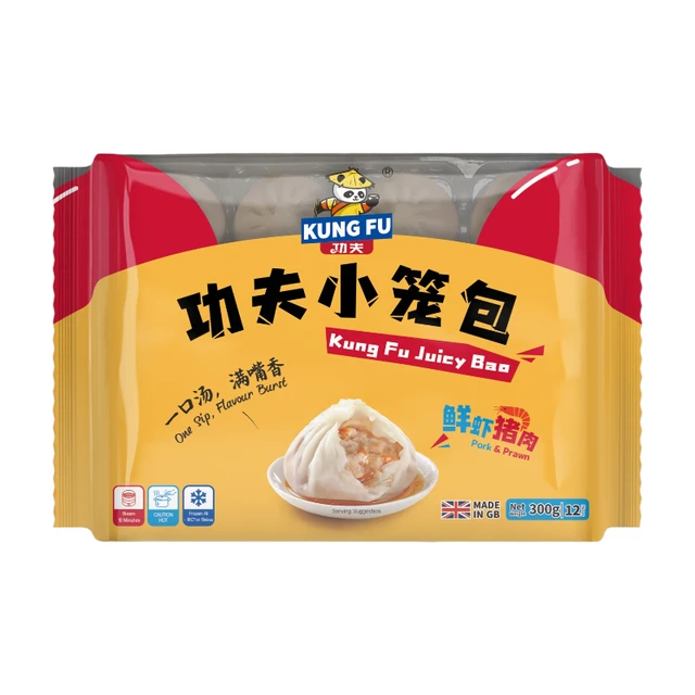 KUNGFU Juicy Bao Pork & Prawn 300g