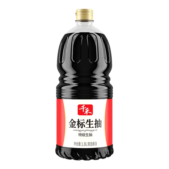 Qian He Premium Gold-Label Light Soy Sauce 1.8L