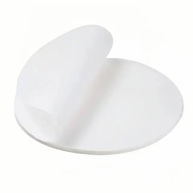 COOKER KING 50 Pieces - Round Baking Sheets Oil Blotting Paper Food Silicone Baking Paper 28 cm*50pcs