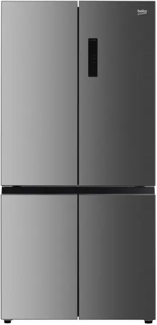 Beko MultiDoor fridge-freezer combination, D, 39 dBA (C), 466 l, NoFrost, multifunction display, HarvestFresh, metal interior rear panel, 180.0 x 79.0 x 73.0 cm; stainless steel look