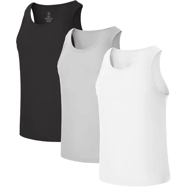 BAMBOO COOL Mens Pajama Set Summer Pjs Sleepwear Short Sleeve Shirts Soft Lightweight Sleep Sets with Pockets M (3 Pack)