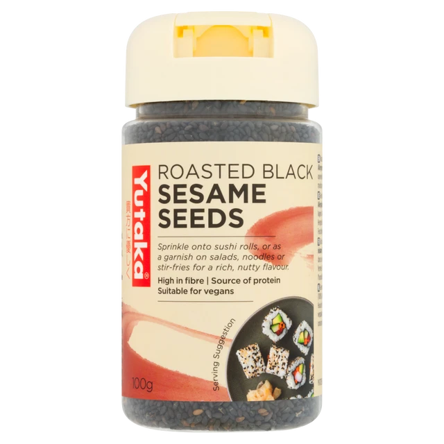 Yutaka Black Roasted Sesame Seeds 100g