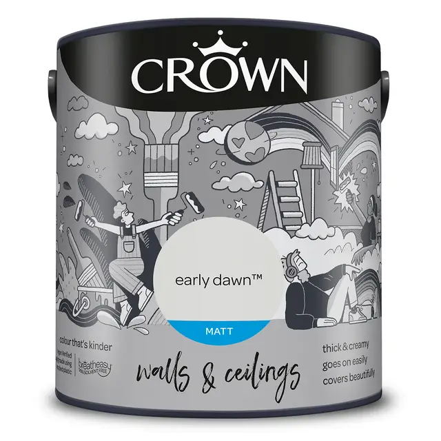Crown Matt Emulsion Early Dawn 2.5L