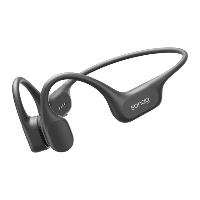 Sanag B77SProMax Manufacture Custom Wholesale Price Waterproof Bone Conduction Headphones bluetooth Wireless for Swimming S-B77SProMax.64G-CL-Headphones-Gray