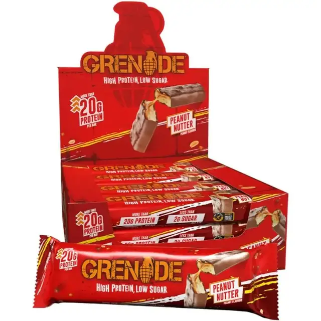 Grenade Carb Killa Protein Bars Peanut Nutter Flavour Multipack - 12 x 60 g