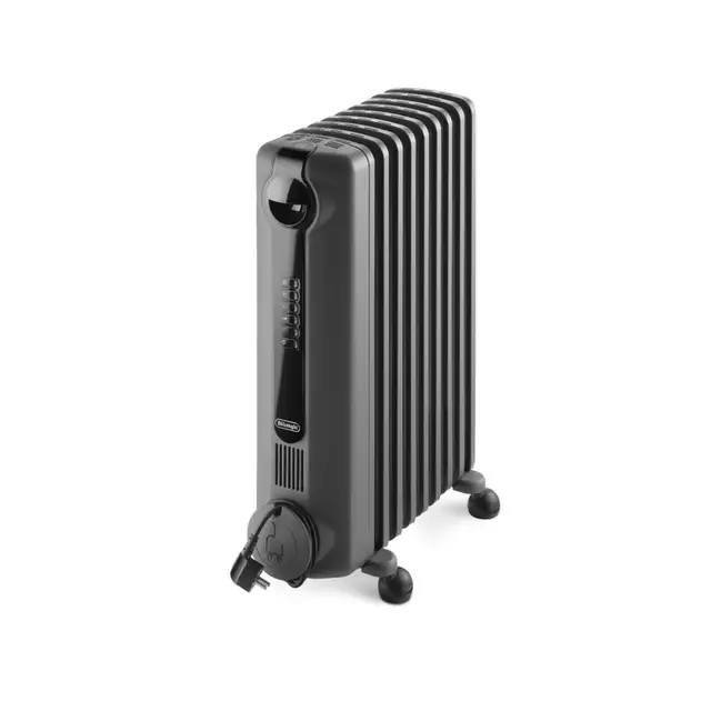 De’Longhi Radia S Oil Filled Radiator, 2000W, 9 Fins, Digital Control, Eco Function, White, TRRS0920E.G