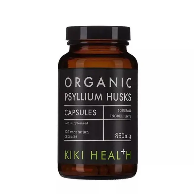 KIKI Health Psyllium Husk Capsules Vegan - 120 Capsules