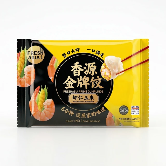 Freshasia Ravioli aux prawnes et maïs doux 400 g