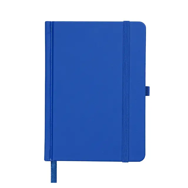 A6 Premium PU Hardcover-Kompaktblock mit gelinienten Seiten, 80 Blatt (100 g Offetpapier), Lesezeichen, elastischer Gummiband und Stiftloch, ungedatierter Planer für Notizen, Ideen-Skizzen, Listen und persönliche Journaling, royalblau