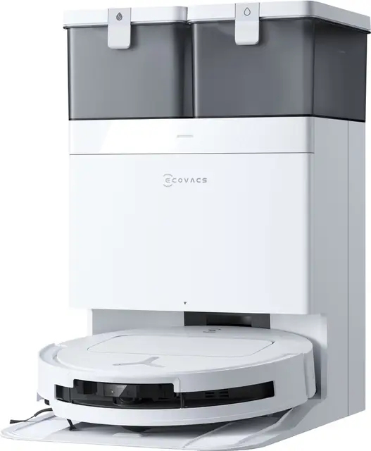 Ecovacs DEEBOT T50 OMNI Robotstofzuiger - Slimme Navigatie en Krachtige Zuigkracht - Wit