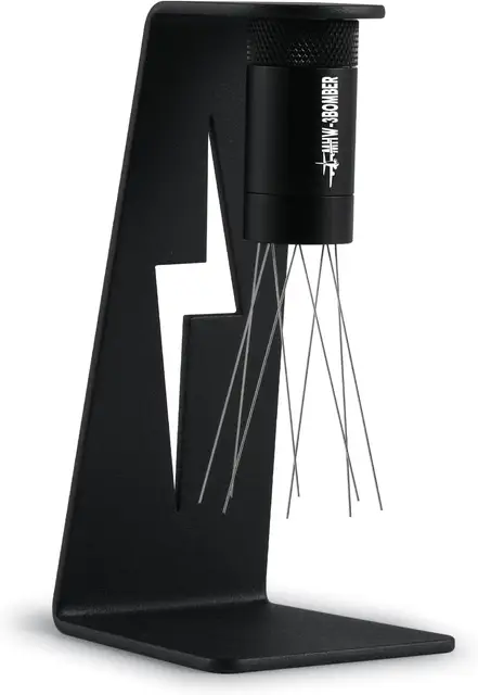 MHW-3BOMBER WDT Tool Espresso Distributor Tool with Magnetic Stand, Adjustable Range, Coffee Needle Stirrer, 304 Stainless Steel, 8+6 Needles, 0.4mm, T6126