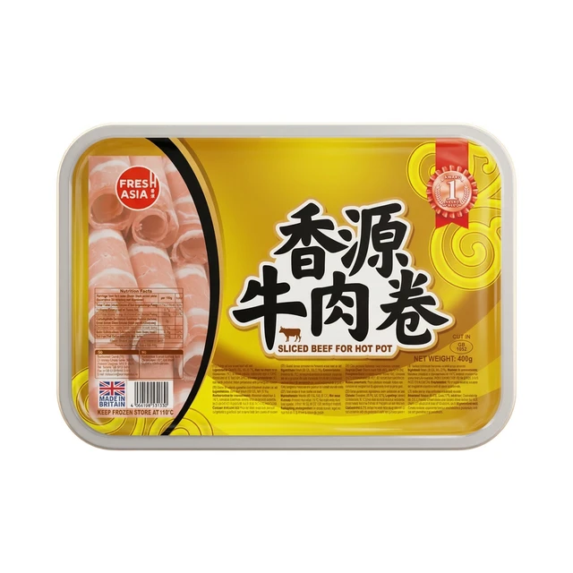 FRESHASIA Bœuf en tranches pour hot pot 400 g
