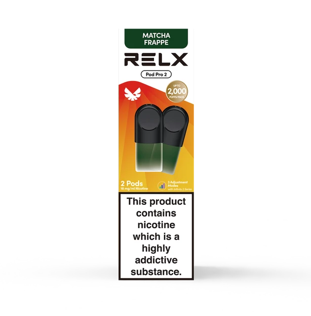 RELX Matcha Frappe Pre-filled 2 Pods Pack 