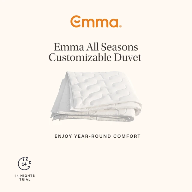 Emma Duvet All Seasons Customisable 3 in 1 - 10.5 TOG: 3.5 + 7 TOG Double