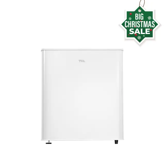 TCL Mini Fridge 45L, Table Top Fridge, Compact Wine&Beers Cooling, Adjustable Feet [Energy Class E] RF60DWE0
