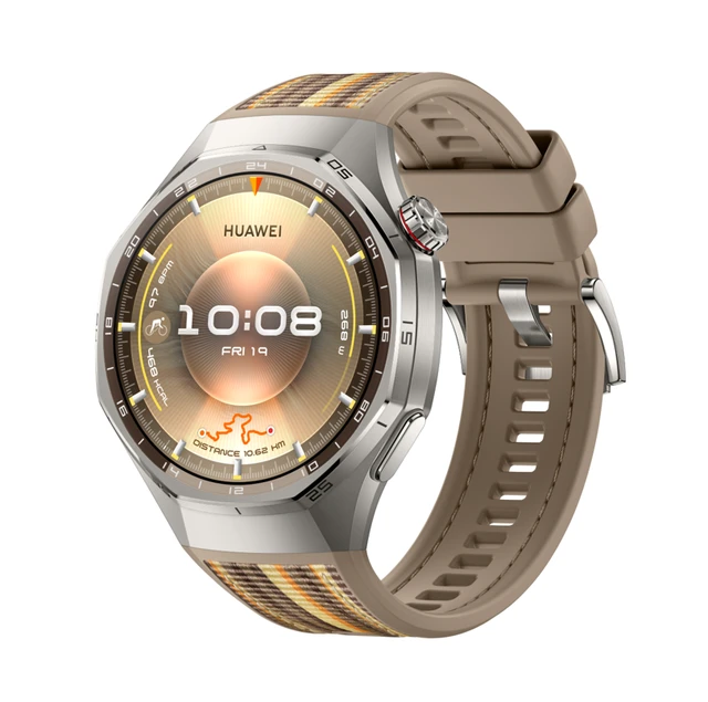 Huawei WATCH GT6 Pro 46 mm, Braunes Stoffarmband