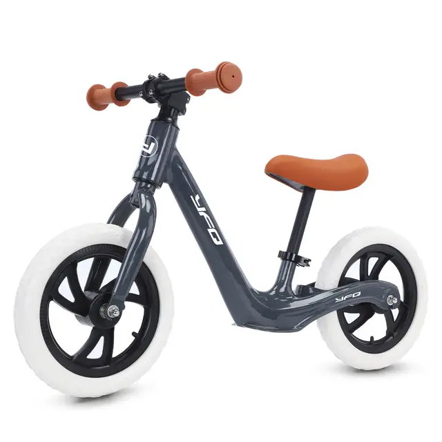 Neuleb YFQ 12 Inch Toddler Balance Bike for 2-6 Year Olds, No Pedal First Bicycle with Adjustable Soft Seat & Handlebar, Flat-Free Tires, Ride on Toys for Kids, Lightweight, Easy Assembly, Gift for Baby Boys and Girls