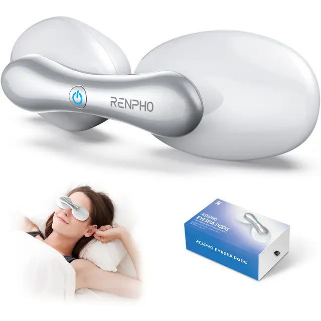 RENPHO Eye Spa Pods, Heat and Cooling Eye Care Device, Cold Therapy, Reduces Puffiness, Moisturises Dry & Tired Eyes