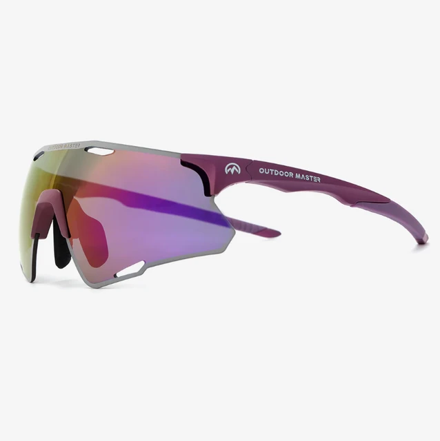 OutdoorMaster LARK SV Polarized Cycling Sunglasses Midnight Purple
