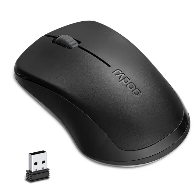 Rapoo 1680 Souris sans fil silencieuse - Noir