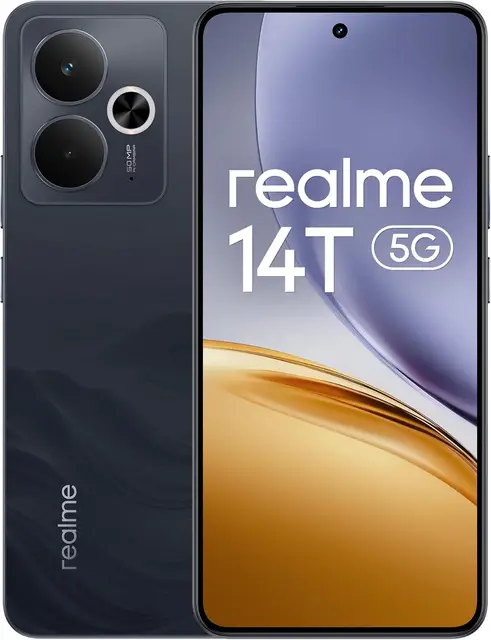 Realme 14T 5G 256GB 8GB Obsidian Black INT+NFC RMX5074 EU AMZ EU AMZ