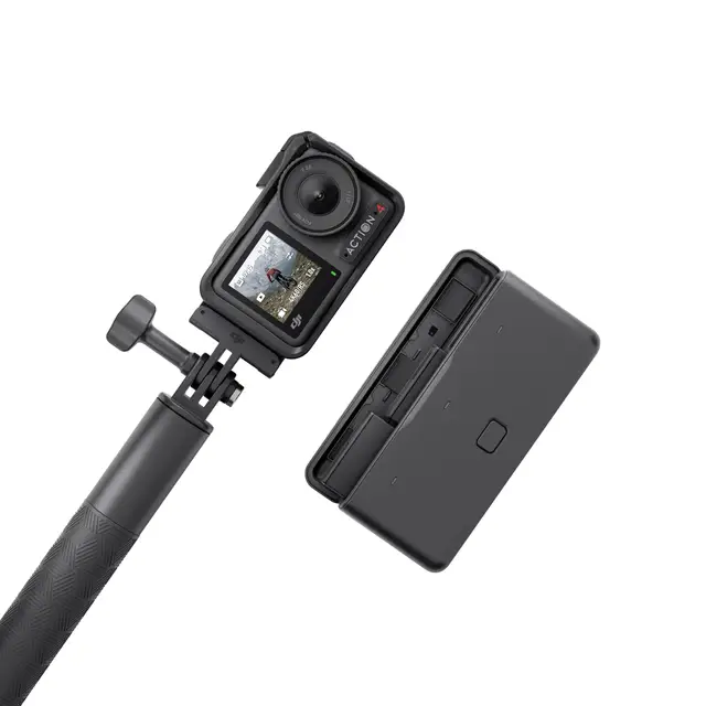 DJI Osmo Action 4 Pack Aventure - Caméra étanche 4K/120 ips, capteur 1/1,3 pouce, D-Log M 10 bits, FOV ultra large de 155°