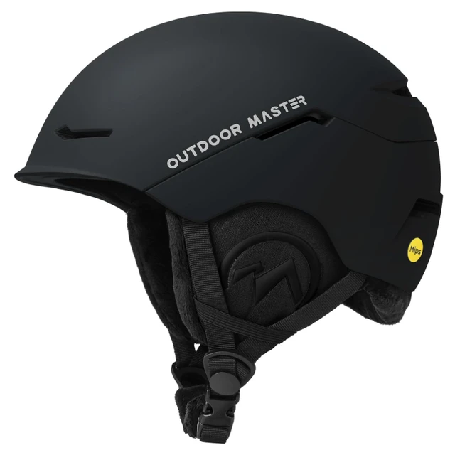 OutdoorMaster Casque de neige ELK MIPS noir mat - Taille S