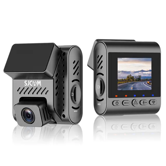 SJCAM M60 Einkanalkamera für Auto mit Sony Starvis 2 IMX678 Sensor 4K 30fps Frontaufnahme HDR Nachtsicht GPS integriertem WiFi Parkmodus bis zu 256GB Unterstützung für Fahrzeuge