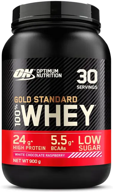 Optimum Nutrition Gold Standard 100% Whey White Chocolate Raspberry - 908g