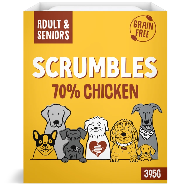 Scrumbles Wet Dog Food Chicken 395g