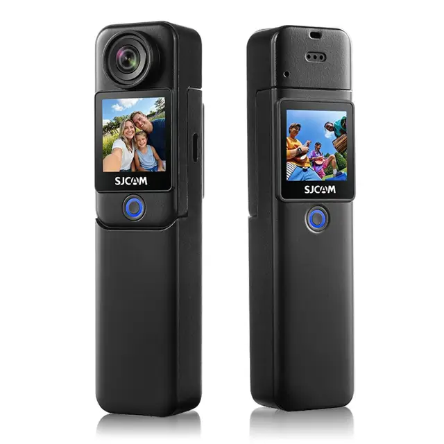 SJCAM C300 4K actioncamera ultra lange batterijduur 460 min met 6-assige EIS-stabilisatie 1.3 inch touchscreen 30 m waterdicht met behuizing 20MP foto snel 5 GHz wifi naar telefoon slowmotion voor vlogging, motorrijden, skiën, vissen, reizen en outdoor avonturen