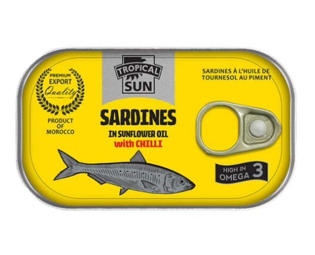 Tropical Sun Sardines In Sunflower Oil With Chilli