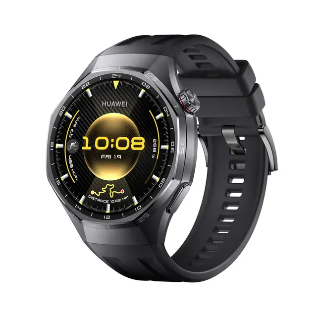 Huawei WATCH GT6 Pro 46 mm, Schwarzes Fluoroelastomer-Armband (S)