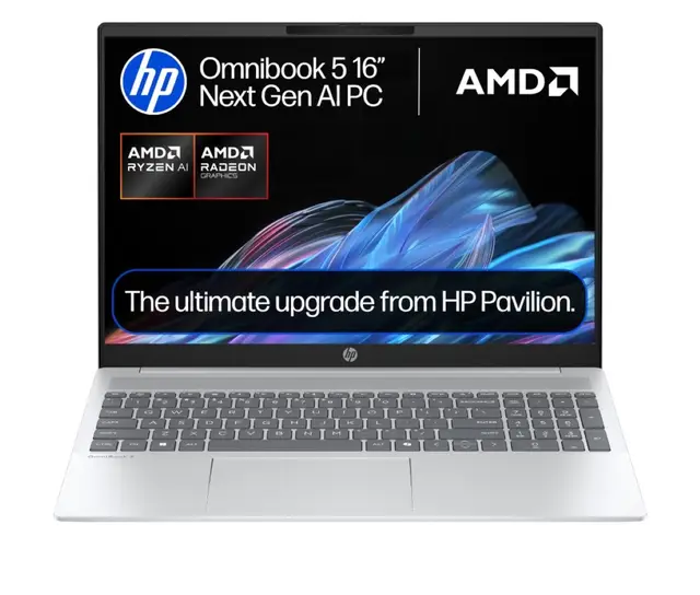 HP 16-ag1001na  Omnibook 5 Ryzen AI 5 340 (6C) 50 NPU TOPs 16GB LPDDR5X 7500 on-board 512GB PCIe Gen4 Value