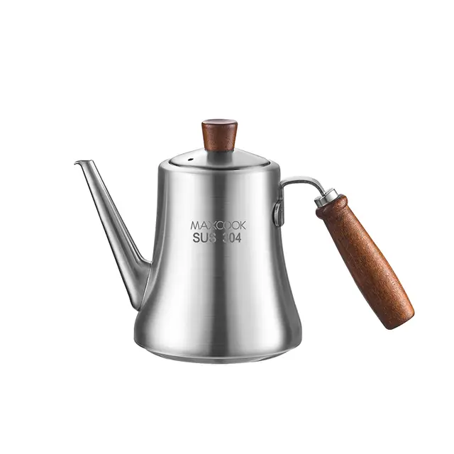 Maxcook 304
Stainless Steel Olive Oil Dispenser & Kitchen Cruet (16.9oz/500mL) - Leakproof Oil Bottle - beech wood Handle