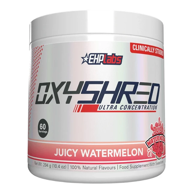 EHPlabs Thermogenic Powder Juicy Watermelon Flavour OxyShred - 60 Servings